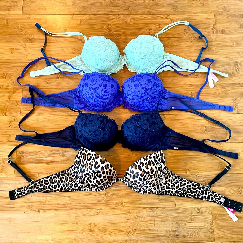 Bundle of 4 VS PINK bras